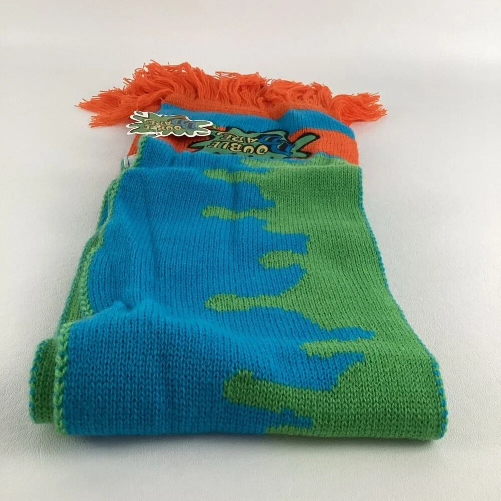 Nickelodeon Double Dare Slime Scarf Nick Box 2019 Culturefly Winter New w Tags